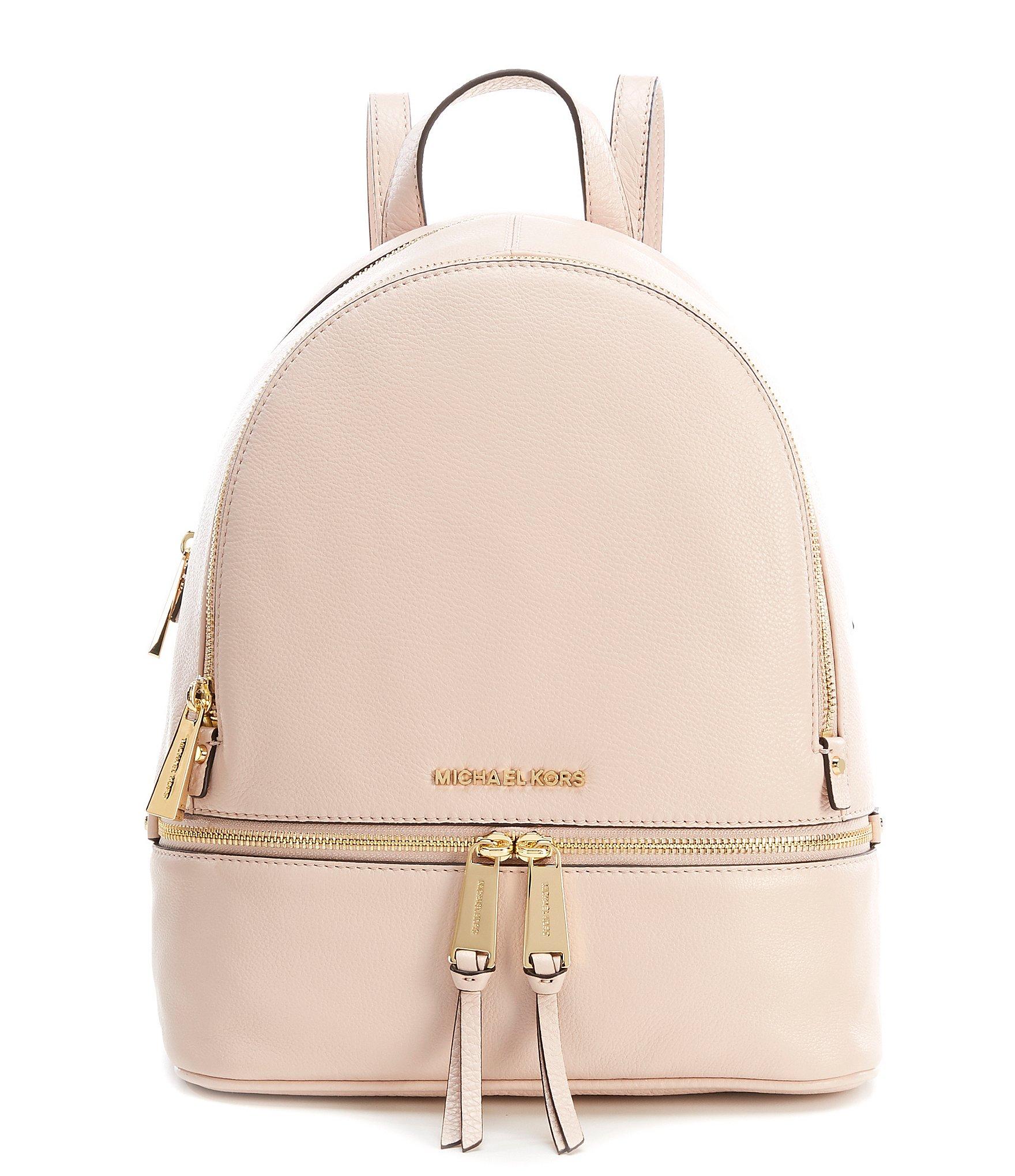 michael kors soft pink backpack